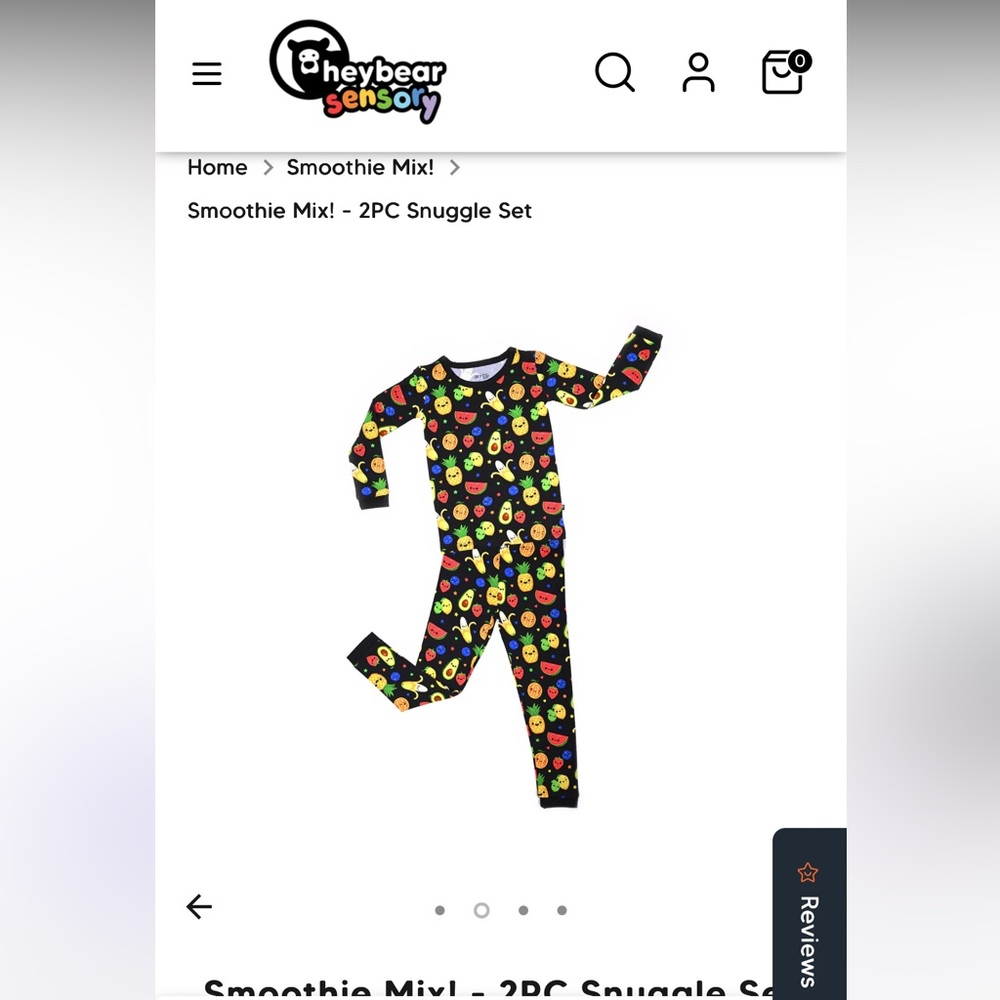 NWT Hey Bear 2 piece bamboo pajamas 4t
